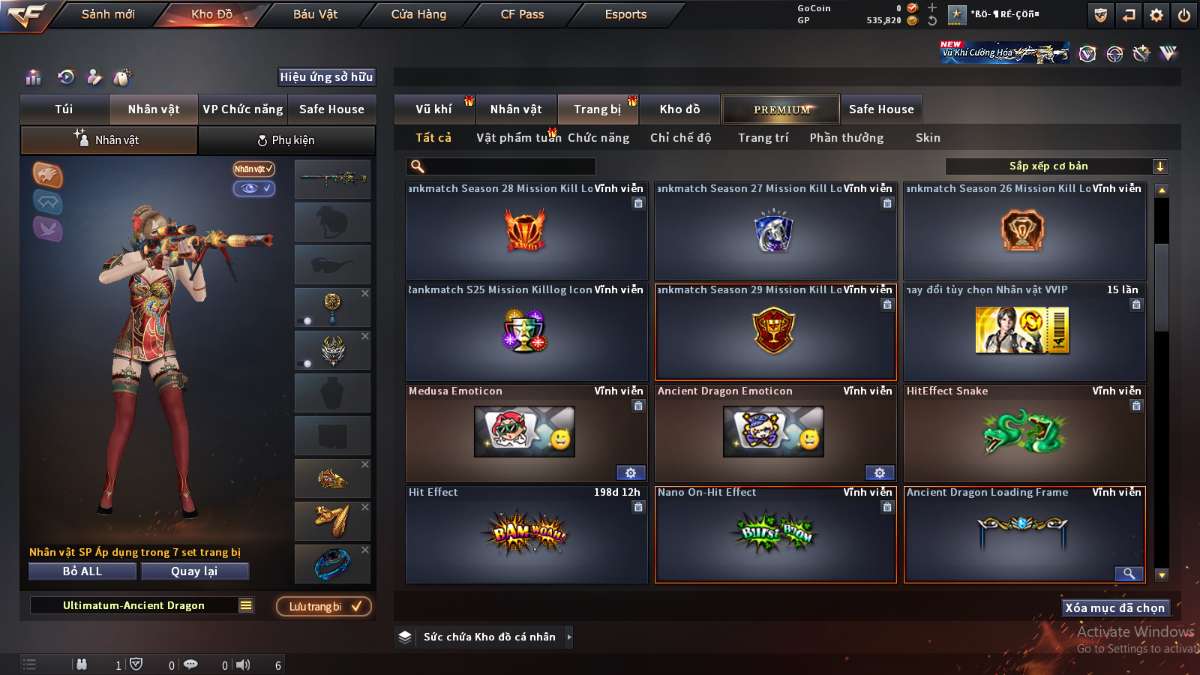 shop acc cf uy tin gia re